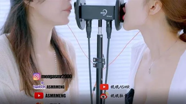 【ASMR】双人舔耳_小萌_喘息_口腔音_舔耳_弹舌音