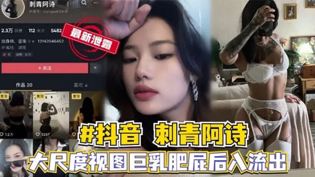 抖音网红【刺青阿诗】大尺度性爱视频