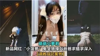 国产自拍调教成功案例~网红萝莉【小菠萝】求爸爸插入