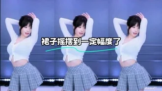 kbj-24022114 裙子摇摆到一定幅度了