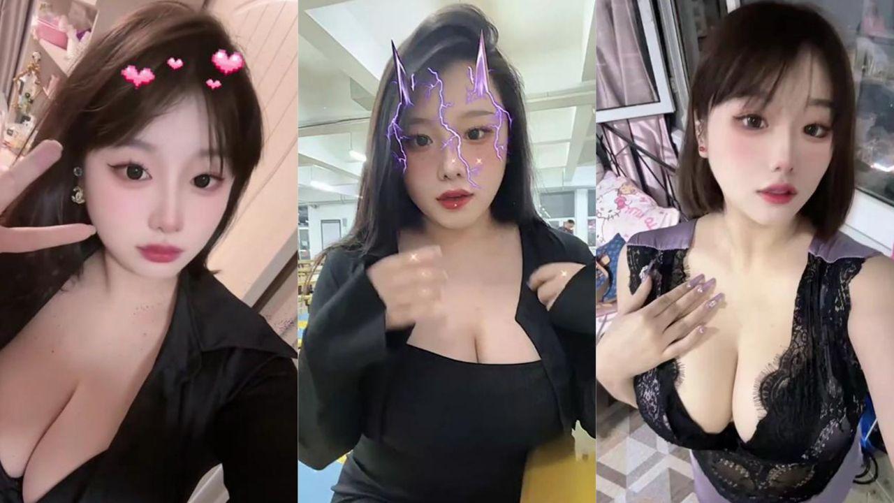 快手巨乳美女娇娇门槛福利视频曝光 极品高颜值肥臀御姐情趣内衣亮丝后入 巨乳晃荡不断
