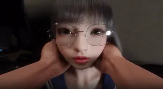 带着眼镜萌萌的高中生，就这么被老师给内射了，还是抓着肥臀后入爆操的！！
